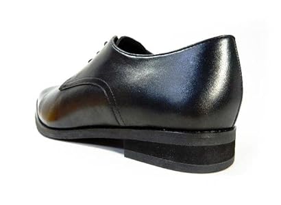 Amazon | [PARASHOE] 本革 プレーントゥ ビジネスシューズ 黒